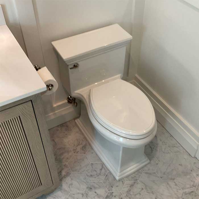 Tampa Toilet Repair White Toilet Installed in a Tampa Home
