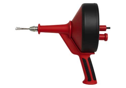 Drain Cleaning Tools - Hand Held Auger Red Hand Held Drain Auger